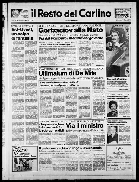 Il Resto del Carlino : giornale dell'Emilia